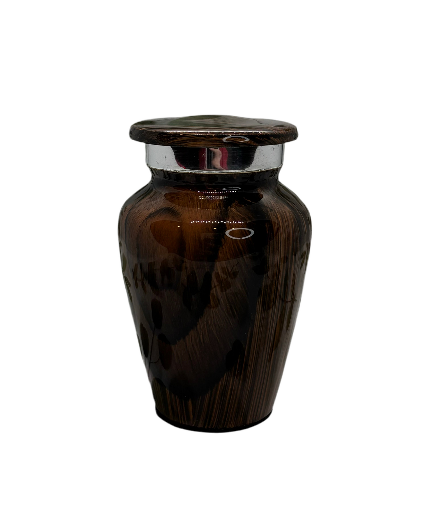 Dark Wood Keepsake Urn