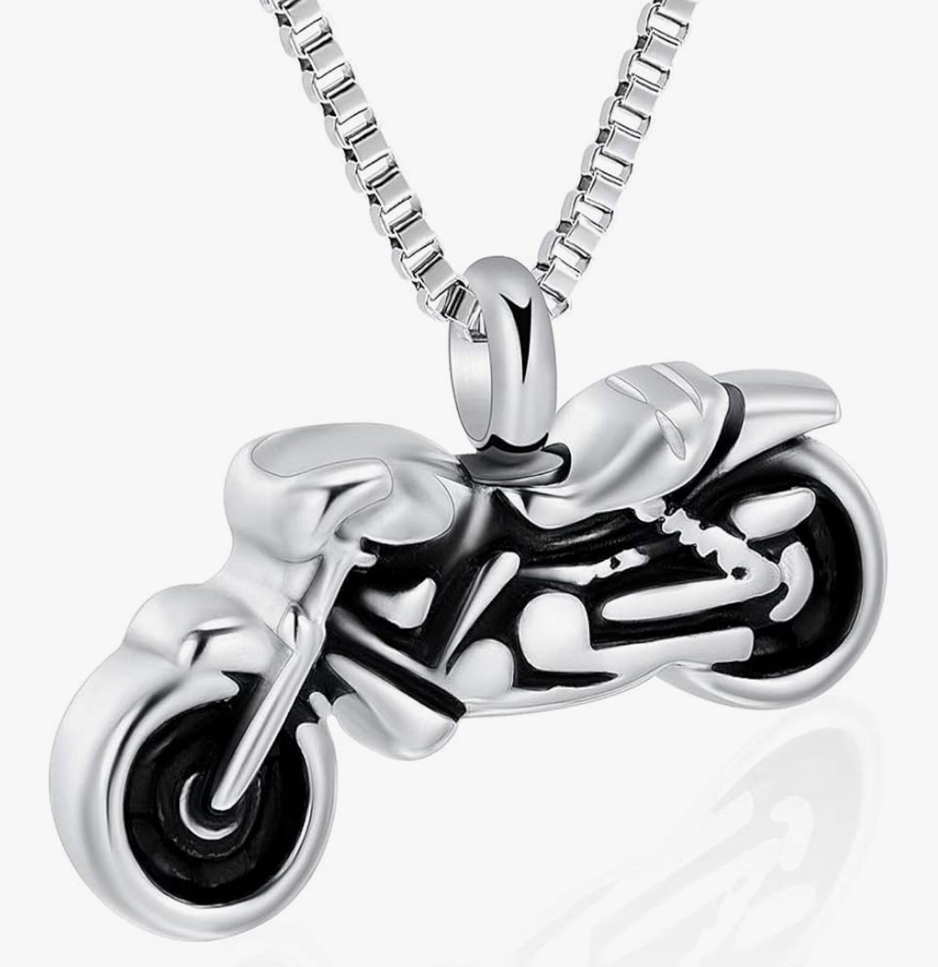 Motorcycle Urn Necklace